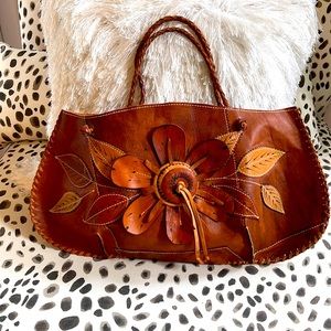 NWOT Handmade Leather Handbag